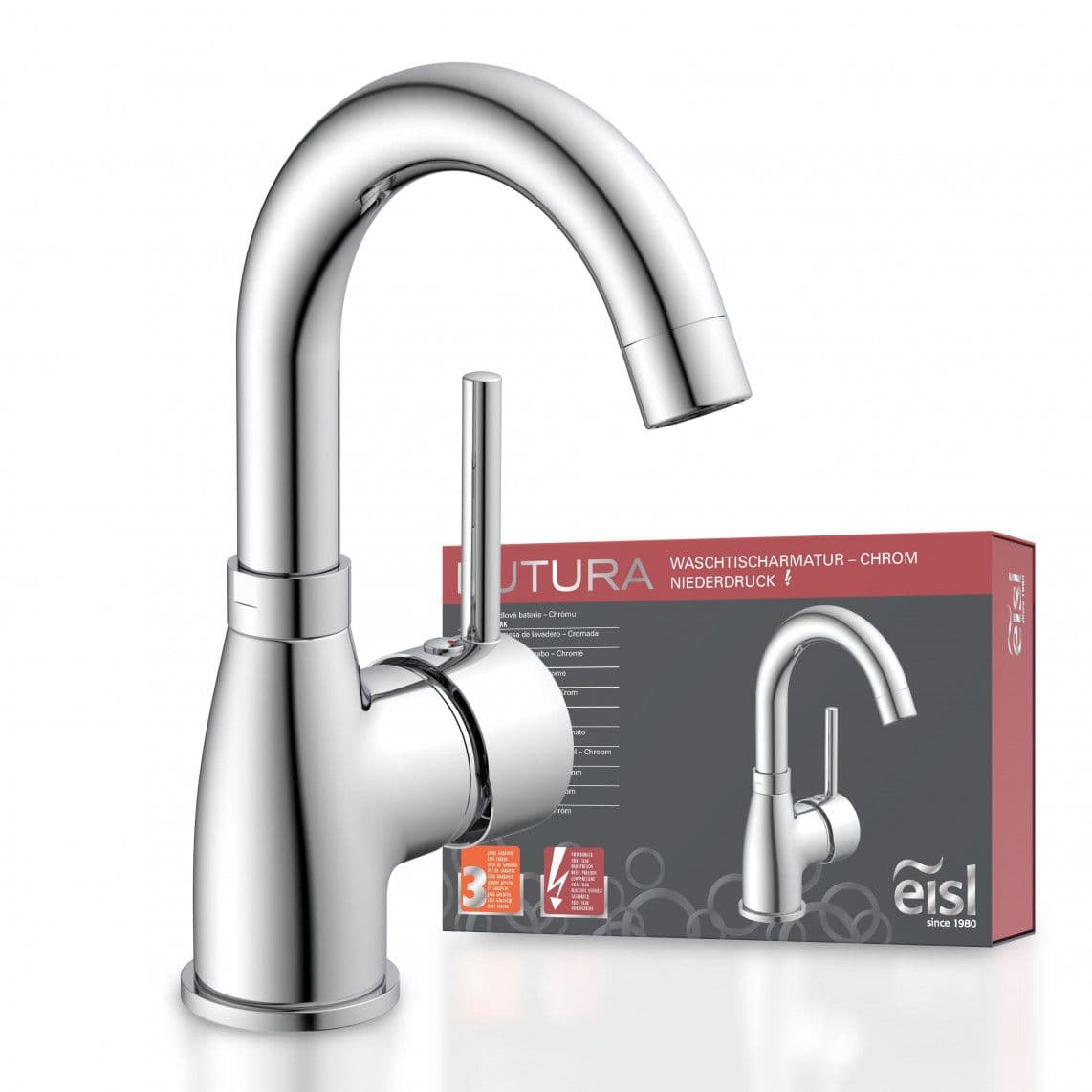 NI075FUTCR-LP FUTURA Mitigeur lavabo basse pression, chromé vue 1