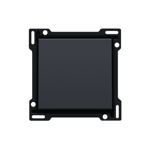 Set de finition pour interrupteur ou bouton-poussoir simple, couleur anthracite coated vue 1