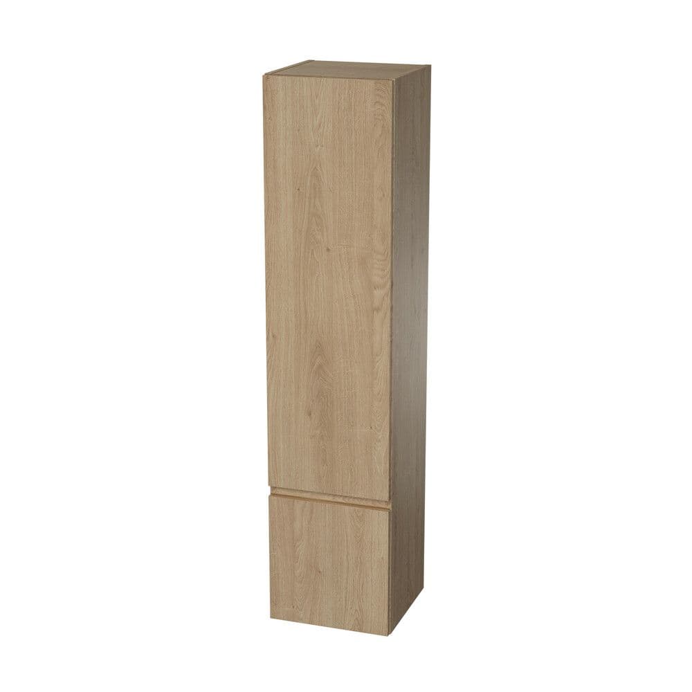 Van Marcke Ventus Uno armoire L350xH1520xP340mm 2portes droite Oak Hell vue 1