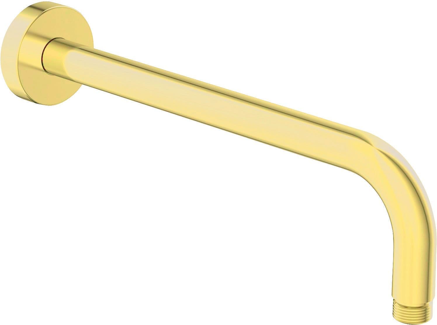 BRAS DE DOUCHE MURAL JOY IS 400MM BRUSHED GOLD vue 1