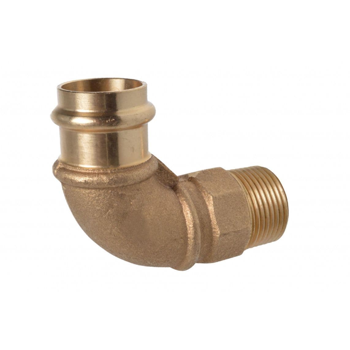 988622454 BR coude 90°, vierge, 18 mm x 3/4" M, 1 manchon, (P4092g) vue 1