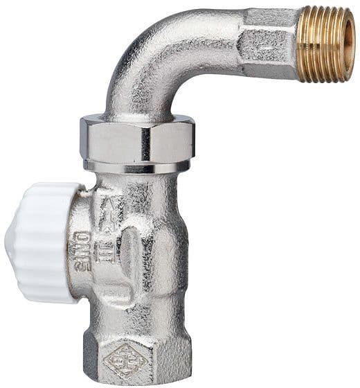 VANNE THERMOSTATIQUE +COUDE V-EXACT II HEIMEIER 1/2" vue 1