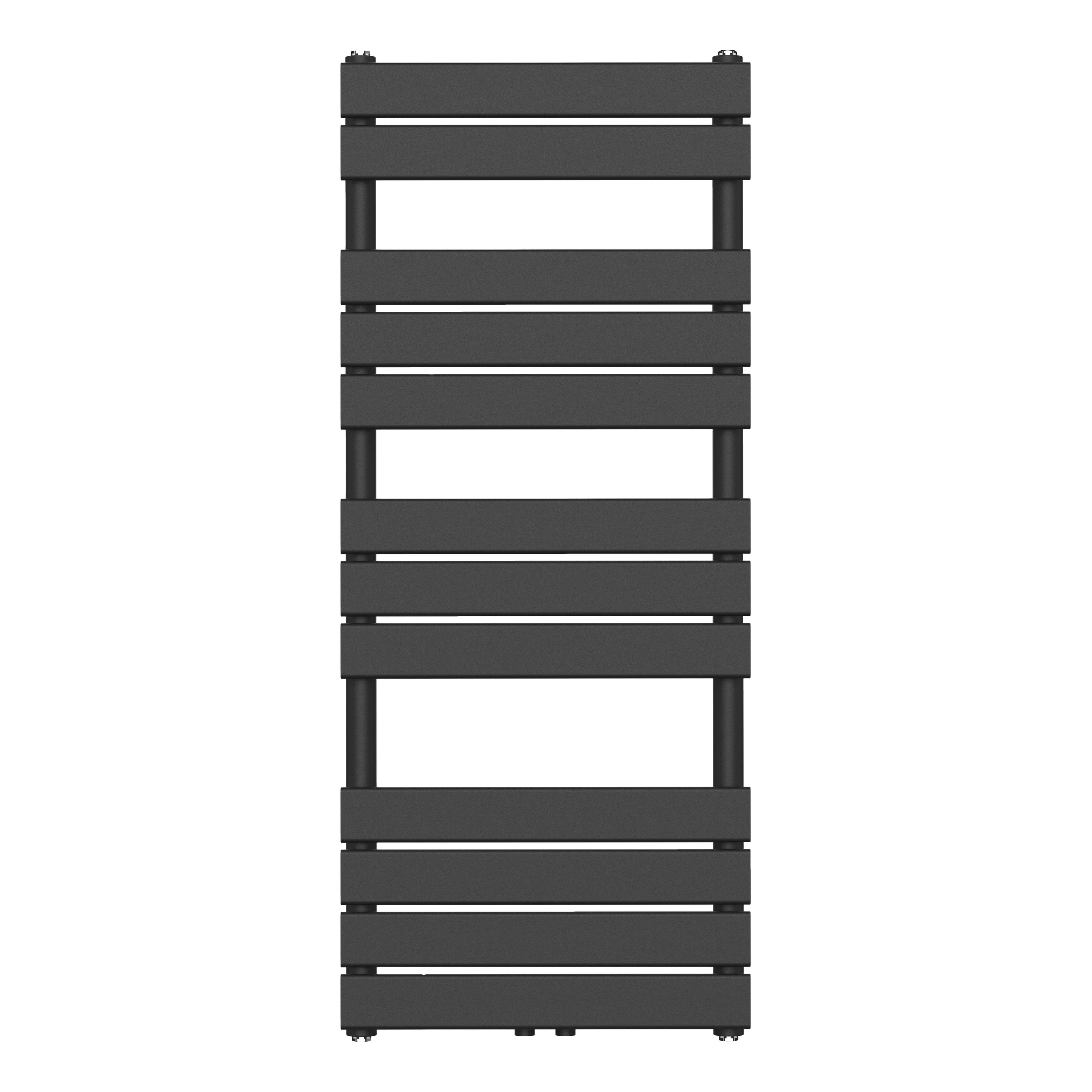 RADIATEUR SÈCHE-SERVIETTES RACCORDEMENT CENTRAL NOIR 1200X500-593W vue 1