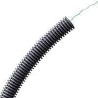 Tube annelé souple diamètre 32mm avec tire fil 50 mètres vue 1