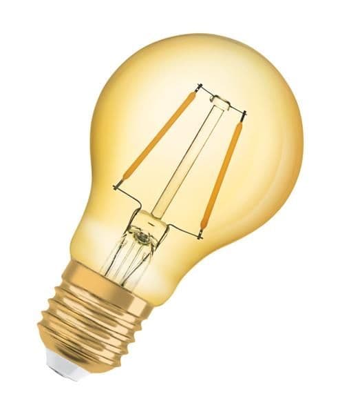 Lampe Led édition Vintage 1906 claire A Fil Gold 2,5 - 22W / 824 E27 220lm 300° non dimmable vue 1