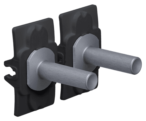 Ensemble Niko Toggle pour des fonctions de commutation double, couleur alu blue grey vue 1