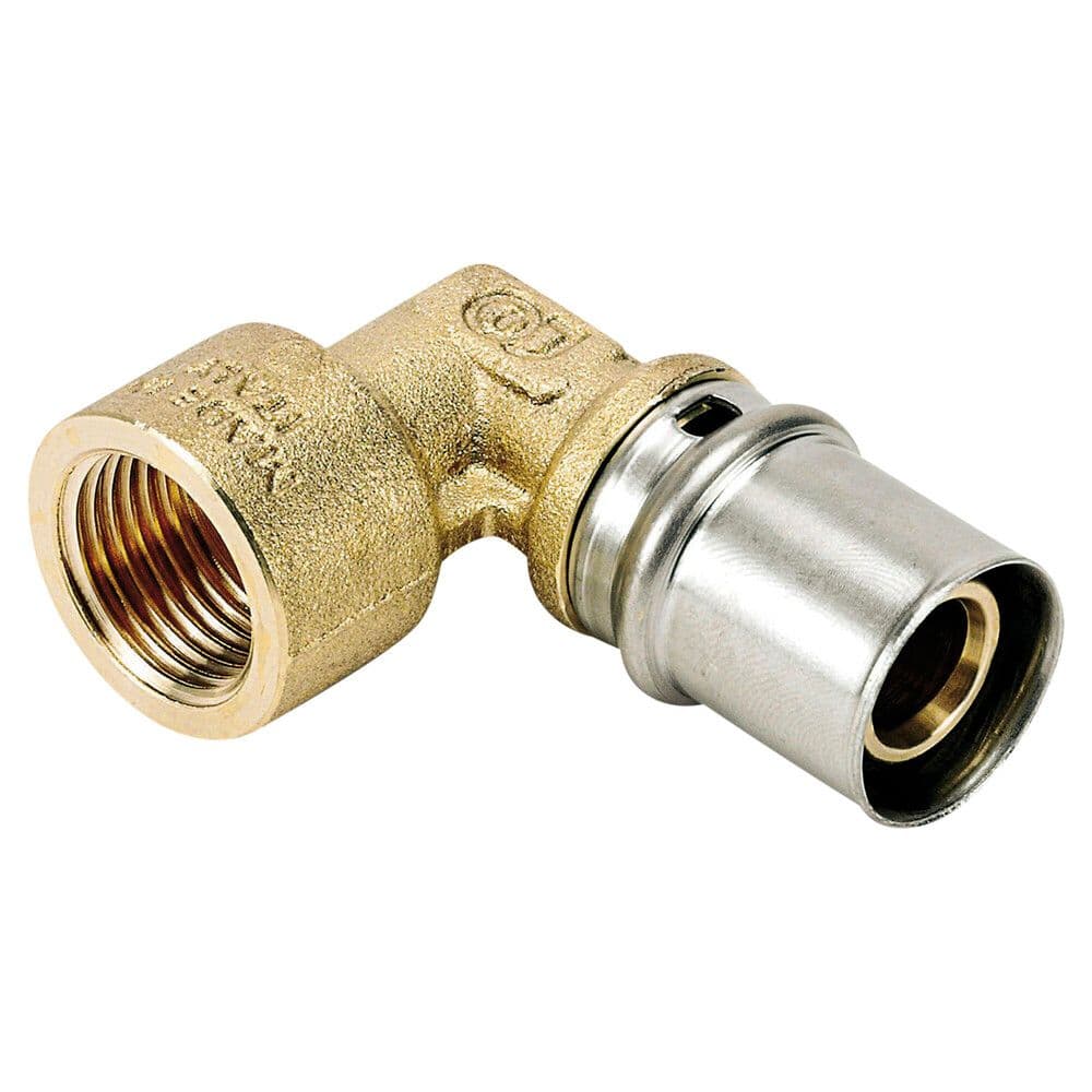 SYSTEMPEX coude 90° tube alu raccord à sertir 50-6/4F vue 1