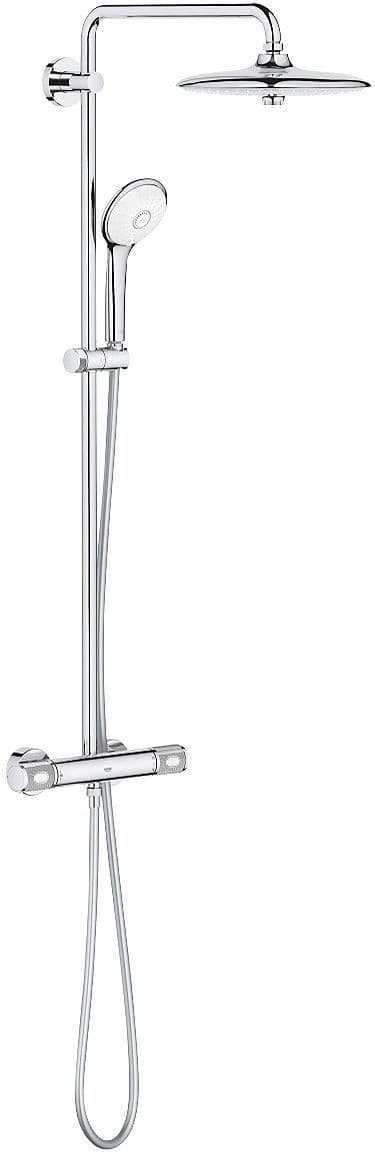 COLONNE DE DOUCHE+THERMOSTAT EUPHORIA 260 GROHE ECO COOLSTART CHROME 9,5L/MIN vue 1