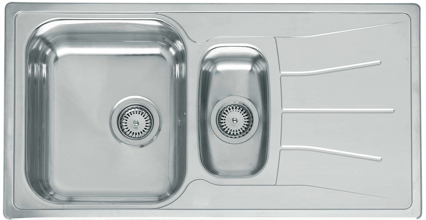 EVIER ENCASTRER DIPLOMAT ECO REGINOX 1,5 BAC+EGOUTTOIR 95X50 INOX vue 1