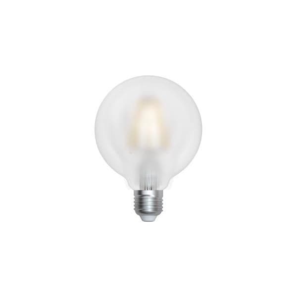 Lampe Led filament globe G125 verre mat E27 8W 3000K vue 1