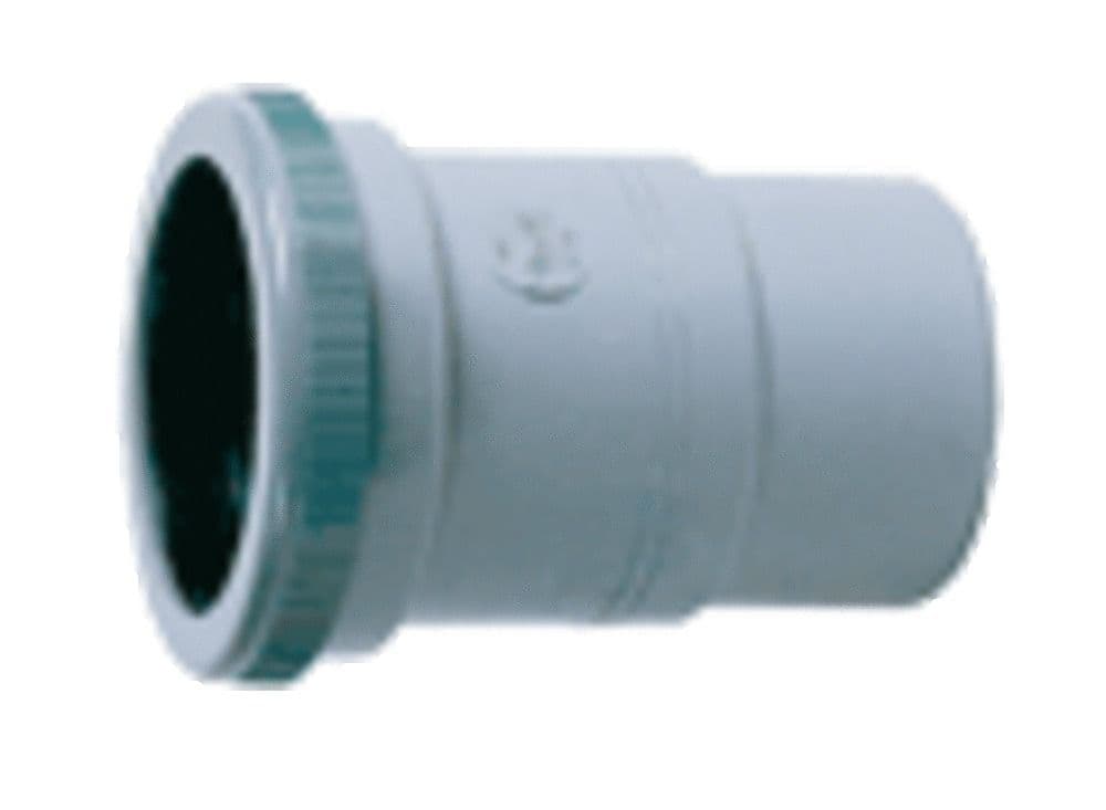Nicoll raccord à coller PVC manchon de dilatation horizontale MF D 50 gris vue 1