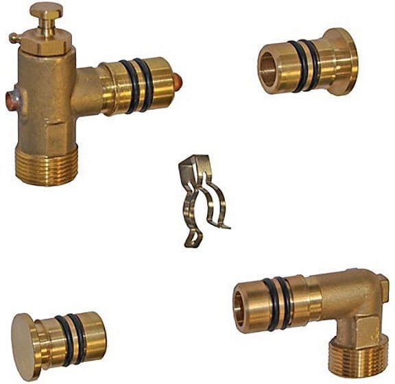 SET BASE RACCORDEMENT HYDRAULIQUE COLLECTEUR SOLAIRE REMEHA vue 1