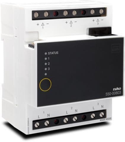 Module de mesure de la consommation électrique (3 canaux) pour Niko Home control vue 1