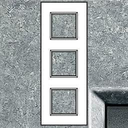 LivingLight - plaque rectangulaire 3 x 2 modules 71mm Native vue 1