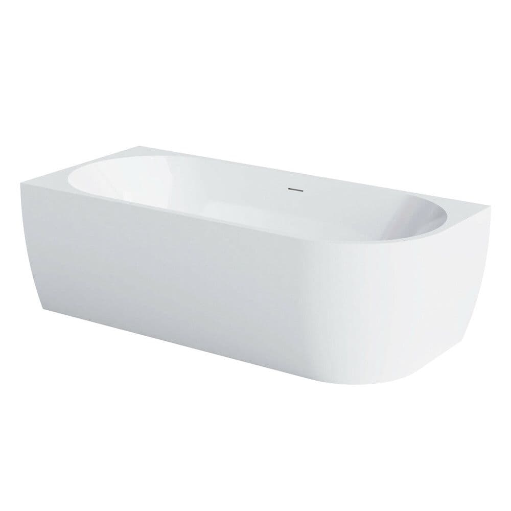 Van Marcke D-Shape Design baignoire duo 180x80 gauche brillant vue 1