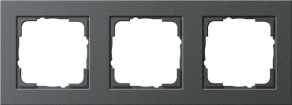 Cadre de finition Gira E2 Anthracite vue 1