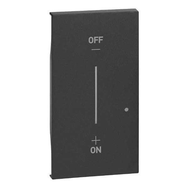 LNow WN - doigt variateur 2 modules finition Noire vue 1