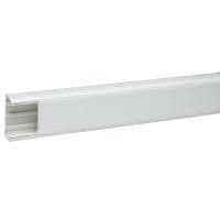 Goulotte DLP design 50 x 105mm Blanc - 2m - couvercle 85mm vue 1