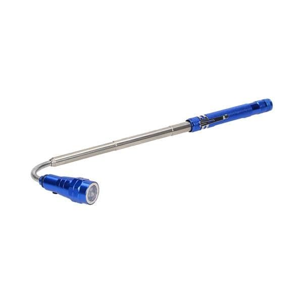 Lampe d'atelier Led télescopique avec aimant et tête mobile, 17 - 57cm 3 Led, 4 x LR44 vue 1