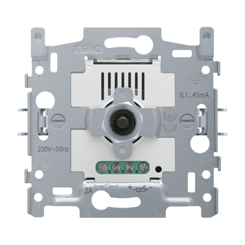 Socle pour variateur à bouton rotatif pour commuter et faire varier l'intensité des ballasts électroniques réglables vue 1