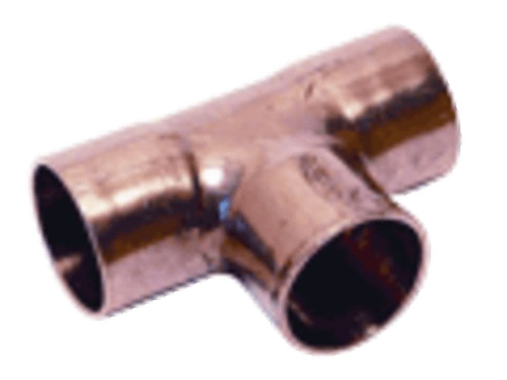 Conex Bänninger Té 90° cuivre étiré FFF 22 vue 1