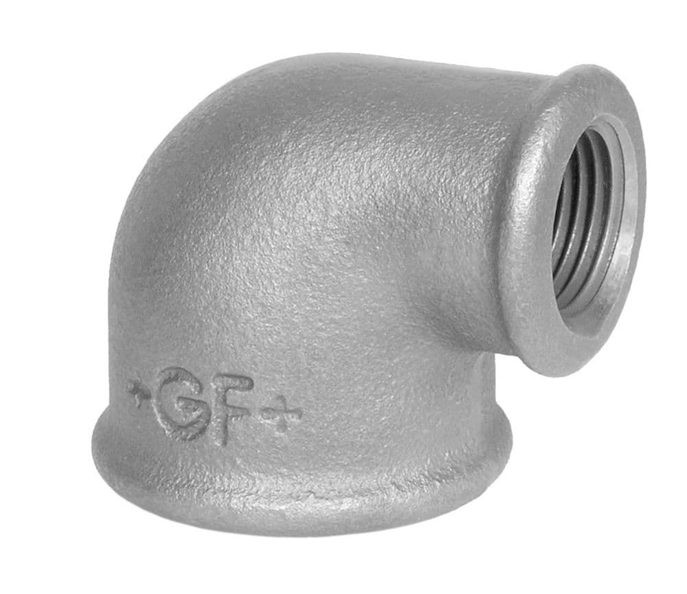 Georg Fischer noir nr.90 coude réduit 90° FF 4/4" x 5/4" vue 1