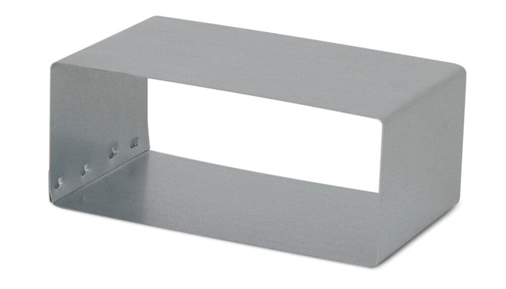 Ventilair FGM220 raccord extérieur 100mm 220x80 galvanisé vue 1