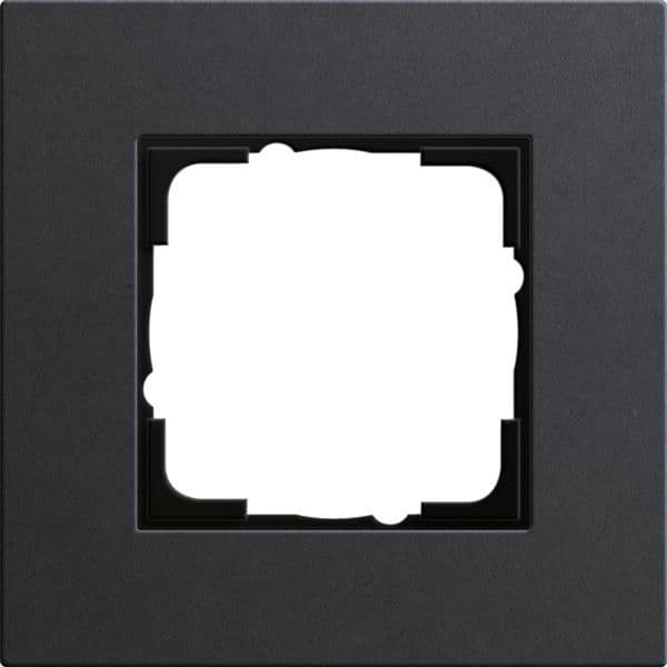 Cadre de finition Gira Esprit Anthracite linoléum-multiplex Anthracite produit naturel. Des vue 1