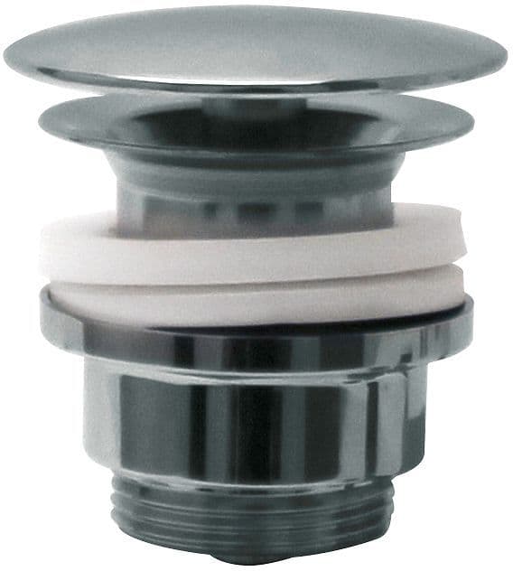 CREPINE DESIGN NOBILI 5/4" RONDE AVEC TROP-PLEIN CHROME vue 1