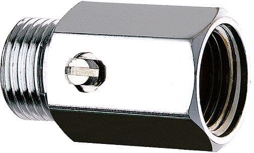 RACCORD STOP DROIT NICKELE MF1/2" L.35 vue 1