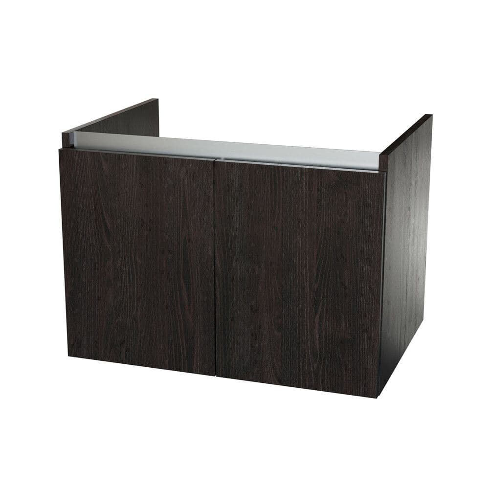 intro Tempus sous-meuble 700x500x495mm 2portes Thermo Oak Black vue 1