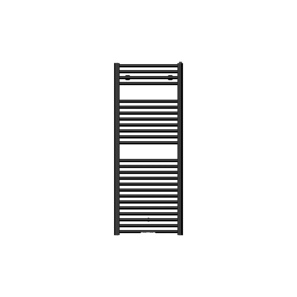 Toronto 120/050 radiateur sèche-serviettes - H 1248 x L 500 - 588W - noir mat vue 1
