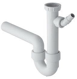 SIPHON EVIER PP SIMPLE GEB.6/4"-40MM vue 1