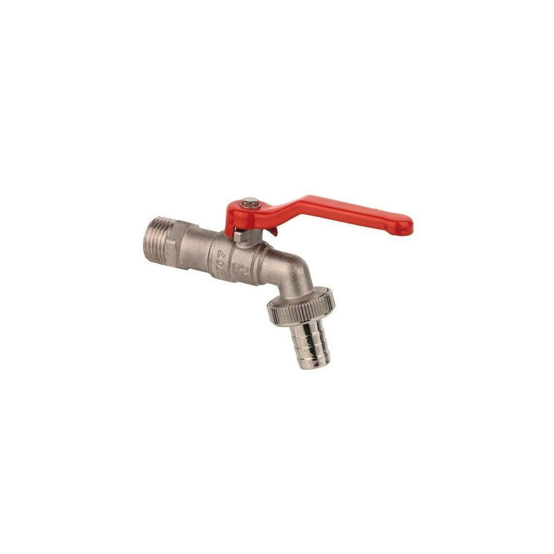 986189048 LT robinet à boisseau sphérique, nickelé, 3/4" M x 1" M x 3/4"T vue 1