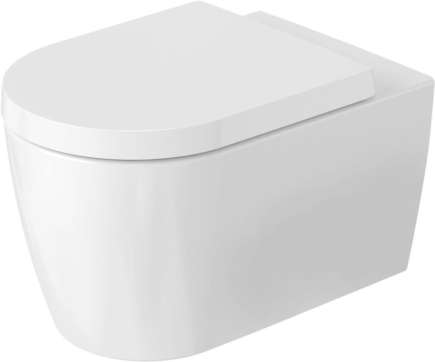 WC SUSPENDU ME STARCK HERO DURAVIT RIMLESS BLANC vue 1