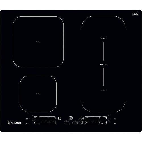 Indesit taque 60cm Noir 4 zones vue 1
