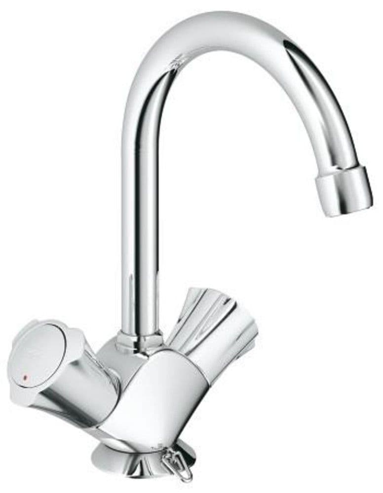 Grohe Costa L mélangeur de lavabo à deux poignées chrome vue 1