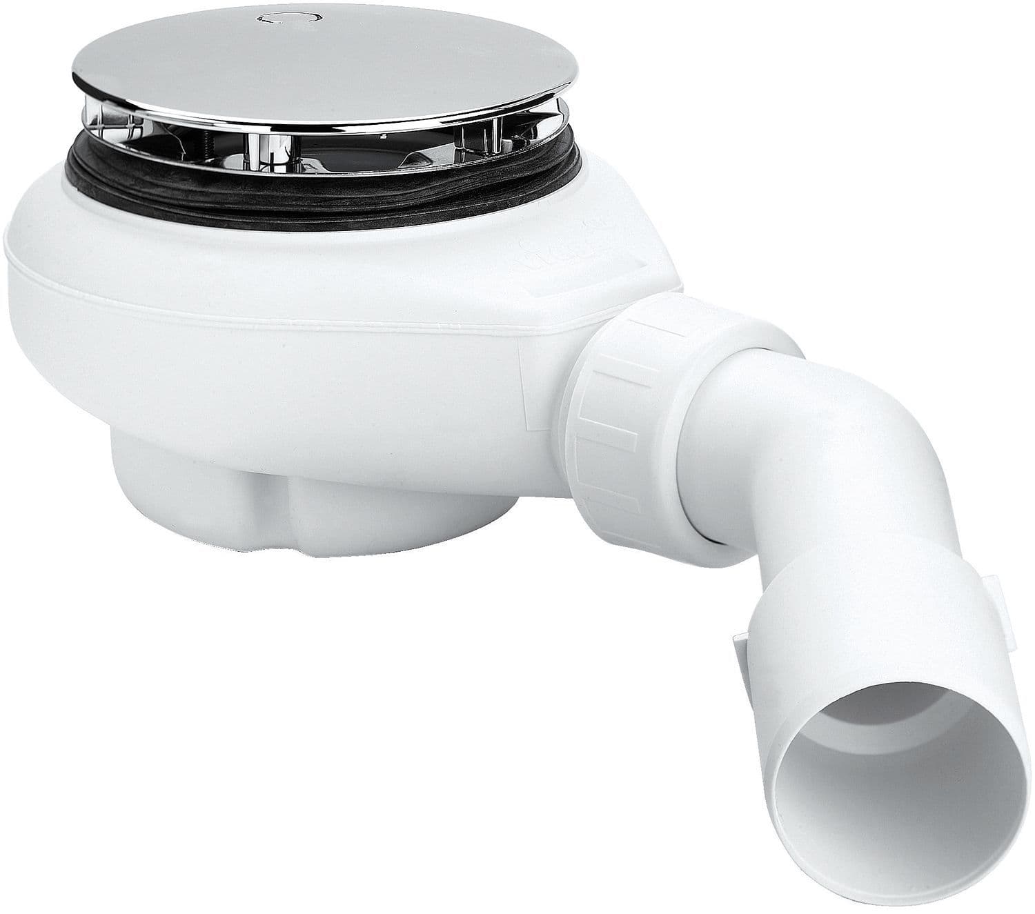 SIPH.DOUCHE VIEGA 8CM-90MM-38l/m CHR vue 1