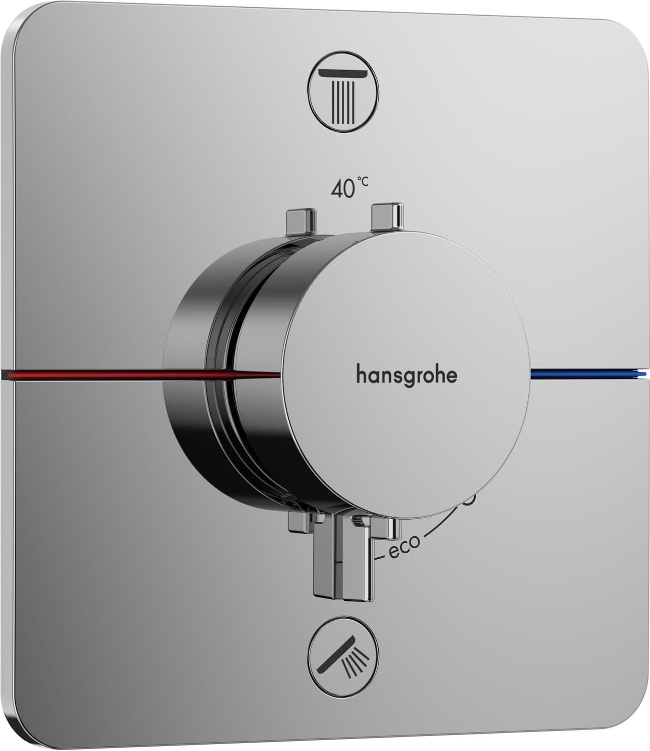 SET DE FINITION THERMOSTAT+2 ROBINET SHOWER SELECT COMFORT Q CHROME vue 1