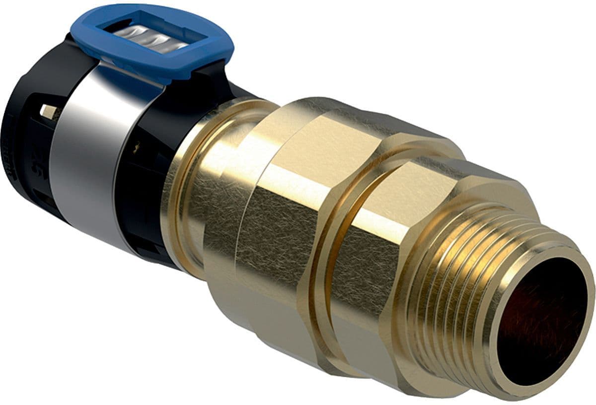 RACCORD UNION 32MM-1"M FLOWFIT GEBERIT vue 1