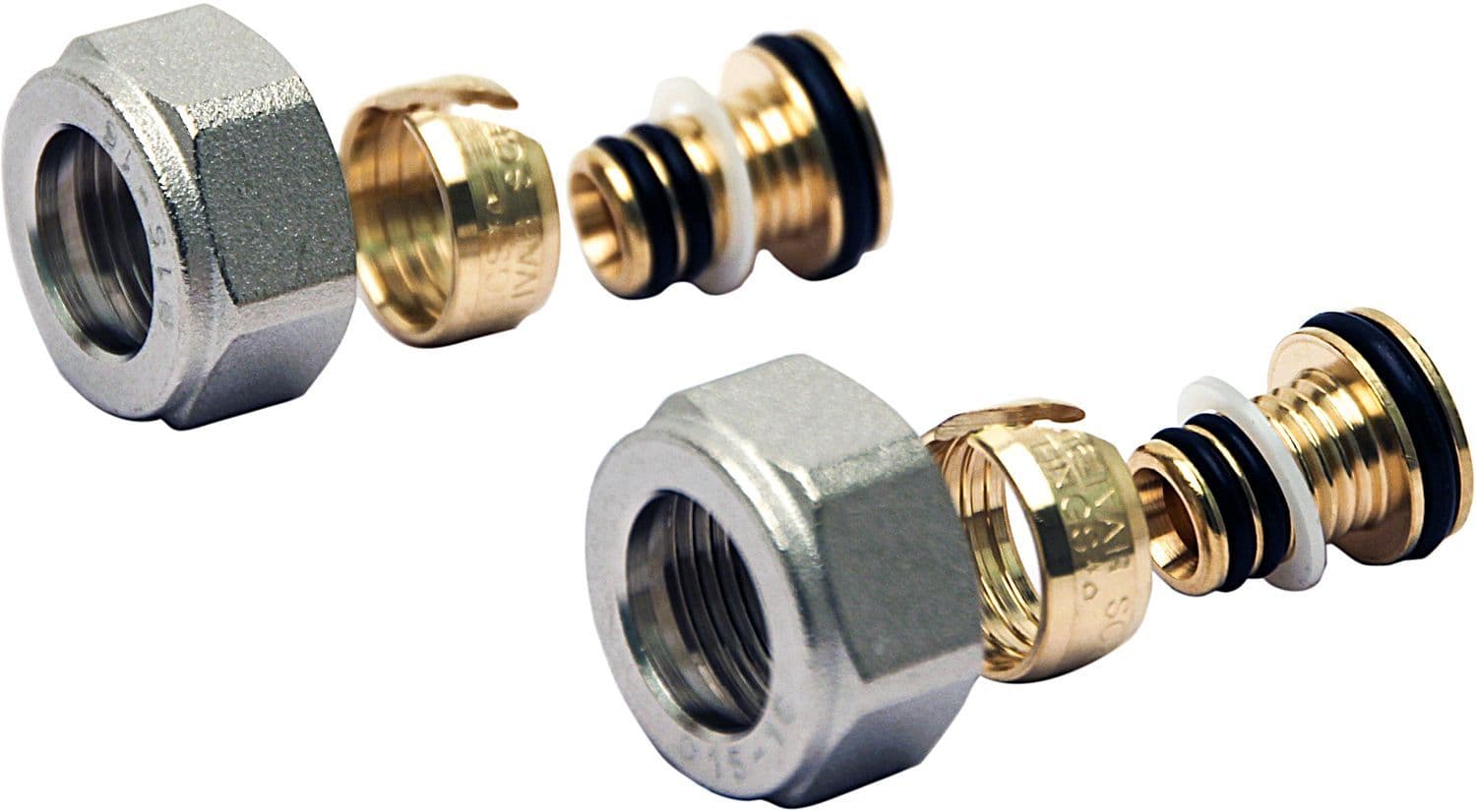 RACCORD A COMPRESSION (2P) BEGETUBE ALUVPE M24-16MM vue 1