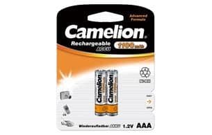 Camelion - pile rechargeable Ni-Mh - AAA / LR3 - 1000mAh - 2 pièces vue 1