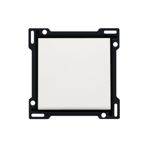 Set de finition pour interrupteur ou bouton-poussoir simple, couleur white vue 1