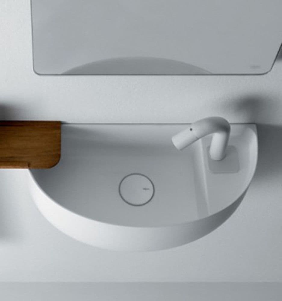 Falper Bowllino lave-mains 450 x 220 x 280 mm blanc mat vue 1