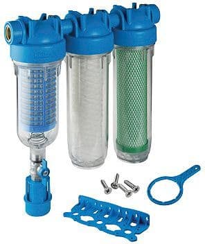 TRIPLEX TOP RAIN FILTRE TAMIS+FIN+CARBONE ACTIF POUR EAU DE PLUIE DURLEM KIT vue 1