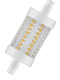 Lampe Led line spéciale double culot 78mm 75 8W 827 R7s vue 1