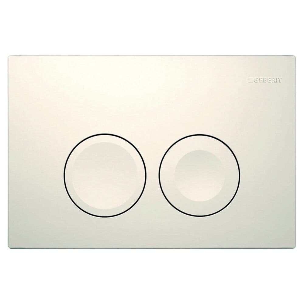Geberit Delta 25 plaque de commande blanc vue 1