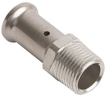 RACCORD A SERTIR 26MM-4/4"M LAITON HENCO vue 1