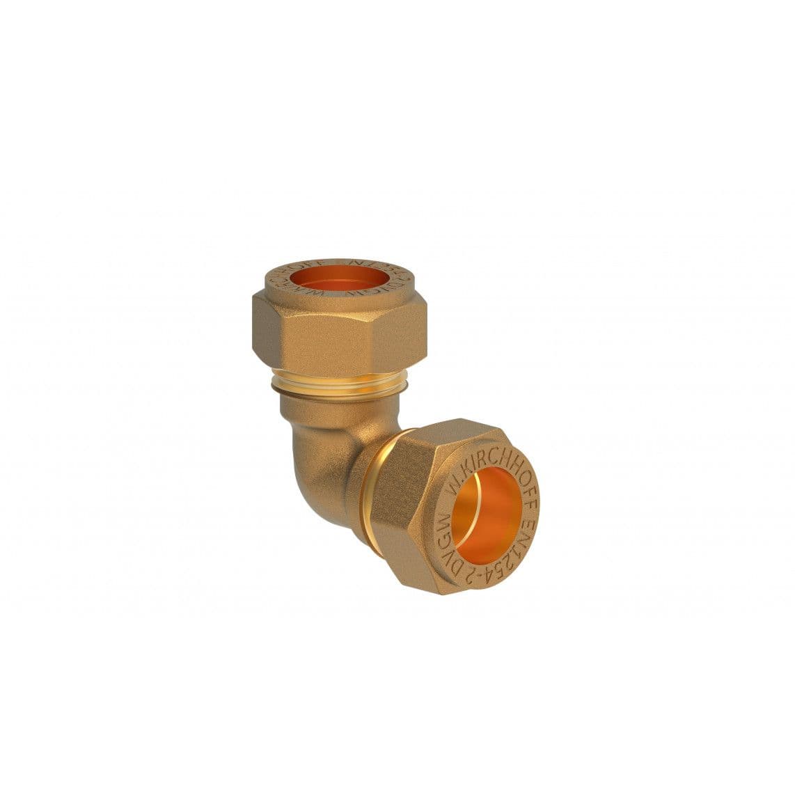 989451117 LT coude 90°, vierge, 12 mm, raccord à serrer pour tube en cuivre vue 1
