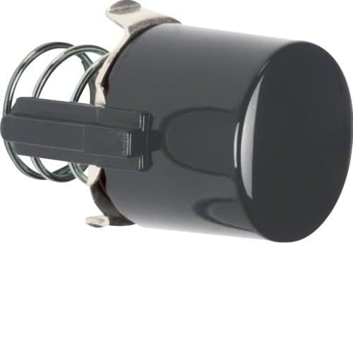 Bouton pour poussoir / voyant E10 Berker serie 1930 / Glas Noir, brillant vue 1